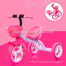 Triciclo plegable del bebé para la venta / buena calidad trike del niño con el marco de acero / triciclo de la manera para el niño